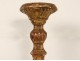 Grand Picnic candle carved gilt candlestick candlestick eighteenth shells