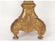 Grand Picnic candle carved gilt candlestick candlestick eighteenth shells