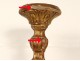 Grand Picnic candle carved gilt candlestick candlestick eighteenth shells