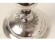 Ciboire argent massif Vieillard croix antique french ciborium silver XIXème