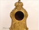 Watch stand gilt bronze Putti, Crowned C, Louis XV, 18th