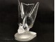 Pair of Bookends Lalique Crystal Swallows 20th