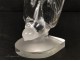 Pair of Bookends Lalique Crystal Swallows 20th