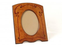 Cadre porte-photo noyer antique french frame Art Nouveau XIXème siècle