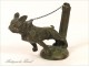 Automobile mascot Bulldog bronze decor 20th