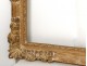 Exceptionnel grand cadre bois sculpté doré fleur antique french frame XVIIè