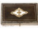 Wooden box, inlaid and polished brass, Napoleon III, 19th