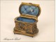 Jewel box gilt brass, Napoleon III, 19th