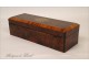 Glove box of Thuya burl and rosewood, 19th