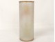 Baccarat crystal vase roll Montjoye iris flowers Art Nouveau XIXth century