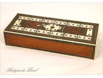 Marquetry cabinet, copper and cedar colonial India, 19th