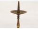 Petit pique-cierge bougeoir bronze doré candlestick leuchter XVIème siècle