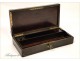 Golden brass pen box by Vervelle Ainé, 19th