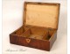 Sewing box Cuban mahogany, Restoration, 18th