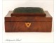 Sewing box Cuban mahogany, Restoration, 18th