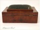 Sewing box Cuban mahogany, Restoration, 18th