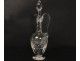 Carafe aiguière cristal taillé Saint-Louis France modèle Massenet XXème