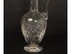 Carafe aiguière cristal taillé Saint-Louis France modèle Massenet XXème