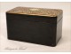 Tea box in Boulle marquetry, Napoleon III, 19th