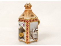 Paris porcelain night light snow country landscapes Biéléwiecka nineteenth century