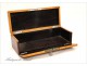 Glove box in rosewood and brass, 19eBoîte glove rosewood and polished brass, 19th