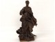 Queen Marie Leszczynska bronze sculpture Juno Coustou peacock nineteenth crown