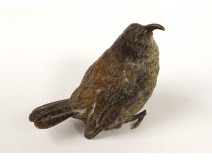 Sculpture figurine bronze de Vienne oiseau Autriche signé XIXème siècle