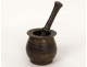 Apothecary mortar pestle bronze antique brass mortar french seventeenth century