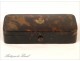 Tortoiseshell box decorated with a coat of arms 19th