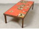 Coffee Table Roger Capron metal ceramic decor orientalist twentieth characters