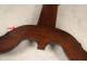 Table carved walnut Louis XIII twisted feet antique french seventeenth century