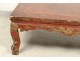 Chinese coffee table lacquered wood golden dragon phoenix bird eighteenth century