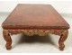 Chinese coffee table lacquered wood golden dragon phoenix bird eighteenth century