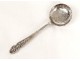 Cuillère à saupoudrer argent massif silver spoon Napoléon III 64gr XIXème