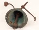 Bell wrought iron antique bronze bell nineteenth century property frecnh