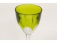 Crystal Rhine wine glass carved Baccarat France Genova chartreuse twentieth