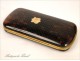 Glasses case of tortoiseshell, gilt brass and gold, Napoleon III, 19th