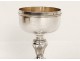 Petit ciboire argent massif Minerve antique ciborium silver 135gr XIXème