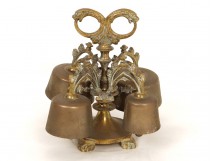 Bell ceremony 4 4 gilt bronze bells sounds nineteenth Gothic church