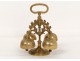 4 bell ceremony bells flowers lily gilded bronze Gothic church XIX