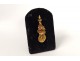 Little Mary solid gold pendant jewelry gold miniature sculpture XIX