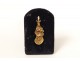 Little Mary solid gold pendant jewelry gold miniature sculpture XIX