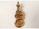 Little Mary solid gold pendant jewelry gold miniature sculpture XIX