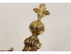 Italian crown gold metal statue Virgin Cross shells eighteenth Italy