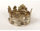 Small Italian crown statue Virgin massive silver crown eighteenth money