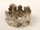 Small Italian crown statue Virgin massive silver crown eighteenth money