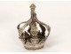 Couronne italienne statue Vierge argent massif antique cilver crown XVIIIè