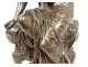 Bronze sculpture orientalist Henry Dumaige woman seat cushions XIX