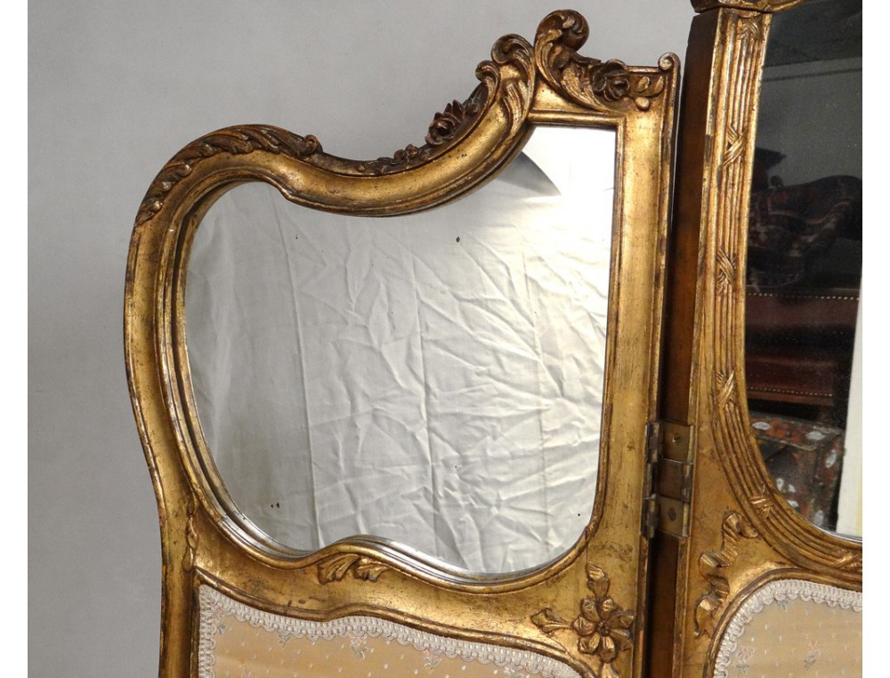 Hand-Carved Napoleon III Style Gilt Louis Philippe Beveled Glass Dress –  Laurier Blanc