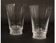 6 orangeade crystal fruit juice glasses Lalique France Crystal twentieth century